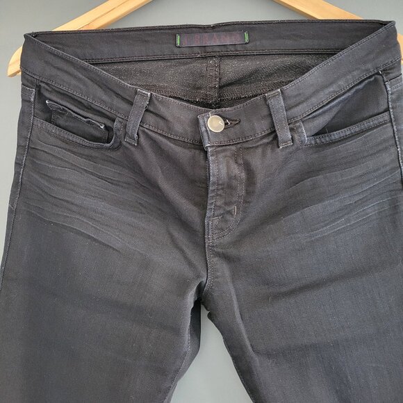 J Brand Black Pencil Leg Skinny Jeans - Size 28 - Picture 5 of 12